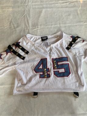 NWOT Halloween 45 Girls Jersey by Modern Hero Costume Size Kids Medium